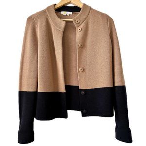 Boden Women's Cardigan Sweater/Jacket in Black/Tan